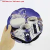 sublimation mdf wooden placemats round shape Cork pad hot transfer printing blank consumable 195*195*4mm DD-006