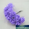 Barato frete grátis DIY mini rosas artificiais flores de laço decoração flor decoração flor espuma mão anel material