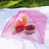 Stor popup-skärm Livsmedelsskydd Tältparaply Återanvändbar och hopfällbar utomhus Picnic Food Cover Mesh Food Cover Net