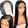 13x4 Closure Straight Lace Closure Wig Straight Human Hair Wig Glueless Pre Plucked Brazilian Hair Wig Remy305F