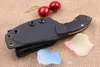 Drop-top G10 Handle 9cr18Mov Blade Full Tang acampando ao ar livre Faca de faca de presente de faca EDC 1pcs amostra de freeshipping