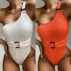 الصلبة الحياكة ملابس النساء قطعة واحدة ملابس السباحة مبطن مثير بيكيني 2020 سيدة الشاطئ المايوه ضمادة المايوه