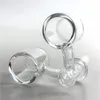 New 25mm XL 3mm thick quartz banger nail with flat top double heads 2 domeless bucket 14mm 18mm quartz banger for water pipes9875244