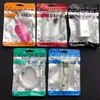 Zipper Plastic OPP poly Bag Retail Box for Stereo Earphone Headphone audio Headphones Earbuds DHL Free Mix Colors and Designs