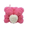 Decorative Flowers & Wreaths Creative Gift Eternal Teddy Bear Rose Valentine's Day For Girlfriend Wife Sweet Home Festival Su2442