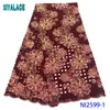 French Mesh Lace High Quality Velvet Lace Fabric with Sequins African Fabrics with Sequence for Bridal KSNI259911668106