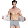 Abdominal Binder for Man Waist Trainers Male Modeling Straps Belly Corset for Men Breathable Steel Bone Tummy Control6078294