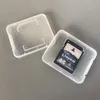 Transparent Memory Card Case SD SDHC Holder Plastic Box Storage Carry Storage Box for Standard SD Card