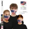 米国の船星の夜の米国の国旗プリントデザイナーのフェイスマスク星とストライプの顔の口マスク屋外サイクリングスポーツ防塵マスク