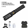 XHP50 Tactics LED Flashlight 3 Lighting Modes Zoomable Torch Use 18650 Battery Suitable for Outdoor Adventures