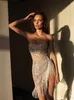 Tassel 2020 Sexy Prom Dresses Elihav Sasson One Shoulder Beading Crystal Evening Gowns Short Mini Cocktail Dress