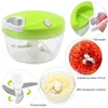 Groothandel multifunctionele plantaardige chopper cutter uien hand snelle chopper plantaardige vruchten gehakte shredders licers keukengereedschap