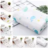 Baby Towel Square Muslin Newborn Bibs 6 Layers Toddler Bibs Kids Washing Gauze Handkerchief Cotton Towel Wipe Cloth Wrap 21 Designs DW5166