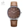 Shengke Genuine Leather Women Watches Luxury Brand Quartz Watch Casual Ladies Watches Women Clock Montre Femme Relogio feminino