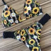 Sexy Schlangenleder-Badeanzug für Damen, einfarbig, separater Bikini, Maillot De Bain Femme, Damen-Schwimmwäsche