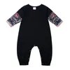 Bambini Ragazzi Manicotti del tatuaggio Pagliaccetti Neonato Stampa Tute Primavera Autunno Boutique di moda Vestiti da arrampicata per bambini M11647611128