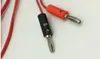 4mm Wtrysk Wtyczka Bananowa do osłonięcia Miedź Clamp Elektryczna Alligator Clip Test Cable Prowadzi Kabel 1M do testowania Sonda Darmowa Wysyłka Hurtowa