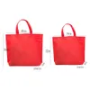 Hot Sale Foldable Large Canvas Shopping Bag Reusable Eco Tote Bag Unisex Fabric Non-Woven Shoulder Bags Grocery Cloth Tote Bags1