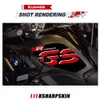 Ksharpskin 3D Gel Fuel Tank Side Protection Pad Motorcykelklistermärke Fish Bone Decal för BMW R1200GS R1200 GS 2017 20182565269