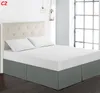 Hotel Luxury Bed Rok / Dust Ruffle Slanke Moderne Bed Rok 14 Inch Op maat gemaakte Drop Resistent Linnen Koningin en King Size Home Beddengoed Benodigdheden