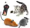 8 colores RC ratón electrónico mascota gato juguete Control remoto ratón inalámbrico simulación felpa ratón para niños juguetes