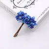 Gold powder pearl berry artificial flower stamens bouquet wedding home decoration DIY wreath gift box handmade flower 100pcs