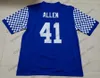 thr Personalizzato Kentucky Wildcats # 41 Josh Allen 9 Davonte Robinson 10 Asim Rose 26 Benny Snell Jr. Blu Nero Bianco Uomo Youth Jersey 4XL