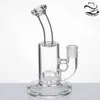 Mini narguilés de vidro Bong grosso Banger Hanger 14 mm Junta fêmea 93 mm de diâmetro 100% alto vidro borosilicato 925