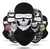 Snabbtorkande nät Färgglada skalle Masker Cykling Balaclavas Män Andas Cs Full Face Net Masks Kvinnor UV Airsoft Balaclava Fauries