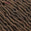 Bomb Trives, плетеные волосы наращивания волос Черный коричневый Бургундия мода Оммре вязание крючком косы синтетические плетеные бомбы волосы Nubian Bounce Twist