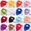 Мода шелковый шарф твердый мужской женский равнина шарф весна и осень малый размер шелка в квадрате 60 * 60
