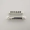 Tune-O-Matic Guitar Bridge Nashville Type Chrome med bakstycket Stop Bar