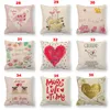 Valentines Pillow Case Love Happy Valentines Day Gift Romantic Wedding Party Decoration Happy Birthday Gifts Sweet Decor