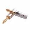 Alto-falante de alta qualidade Nakamichi 24K ouro plugues banana conector 500 pçs/lote