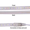 DC 24V 5050 IP67 LEDフレックスストリップライト防水テープ暖かい白コールドホワイト1m 2m 2m 3m午前9時50メートル20mバンド