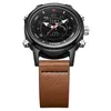 Weide Leather Strap Digital Bluetoothスマートウォッチクロック