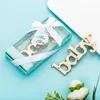 Baby Letter открывалка для бутылок Baby Shower сувениры мальчики и девочки Крещение подарки на День Рождения сувениры WB1405