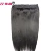 16 "-28" One Piece Set 80g 100% Brazilian Remy Clip-In Human Hair Extensions 5 Clips Natural Straight