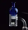 Nuevo diseño 45 90 grados Cuarzo Banger Spinning Cyclone Carb Cap Terp Pearl 4 mm Parte inferior transparente 10 mm 14 mm 18 mm Macho Hembra dab rig