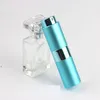 8ML 15ML Mini Portable Aluminum Telescop Refillable Perfume Bottle With Atomizer Empty Parfum Case With Gift Boxes For travel