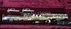 Nouveau JUPITER JPS-847 B Plat Saxophone Soprano Laiton Instrument de Musique Argent Plaqué Corps Or Laque Clé Sax Avec Étui Embouchure