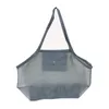 11 kleuren blanks Kinderen Mesh Shell Sand Beach Seashell Bag Kids Beach Speelgoed Ontvang tas Mesh Sandboxes Away Cross Bag