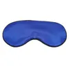 Imitated Pure Silk Sleep Rest Eye Mask Oogschaduw Cover Gewatteerde schaduw Cover Travel Relax 16 kleuren LX7323