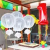 Globos de burbujas de tul de 18 pulgadas, 4 Uds., para cumpleaños, bodas, fiestas, decoración del Día de San Valentín
