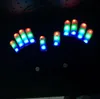 Cykling LED Ljushandskar Stage Föreställningar Props LED Finger Belysning Upp Handskar Halloween Ghost Skull Handskar Led Rave Toy Party Cosplay