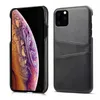 Yeni iphone 11pro maks iphone 11 lüks Arka Kapak Kart Sahibi Cüzdan Cep Telefonu Coque için Deri Kılıf