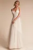 Sheer V Neck Tulle A Line Wedding Dresses Lace Appliques Sleeveless Customized Long Bridal Gowns Sexy Backless Simple Cheap Vestidos