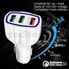 3 Usb Ports Car Charger Quick Charging QC3.0 35W 7A Car chargers adapter for samsung htc android phone gps mp3 retail box