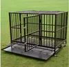 2022 Wholesasles 42" Heavy Duty Dog Cage Crate Kennel Pet Playpen Portable with Tray Black