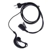 2 Pin PTT Ear Hook fone de ouvido fone de ouvido MIC Para MIDLAND Walkie Talkie G6 / G7 / G8 R8T6